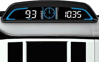 Velocímetro GPS Digital | Head-Up alta definição para carros - Velocímetro GPS universal, Head-Up carro com velocida, bússola, distância condução para todos os Lafan