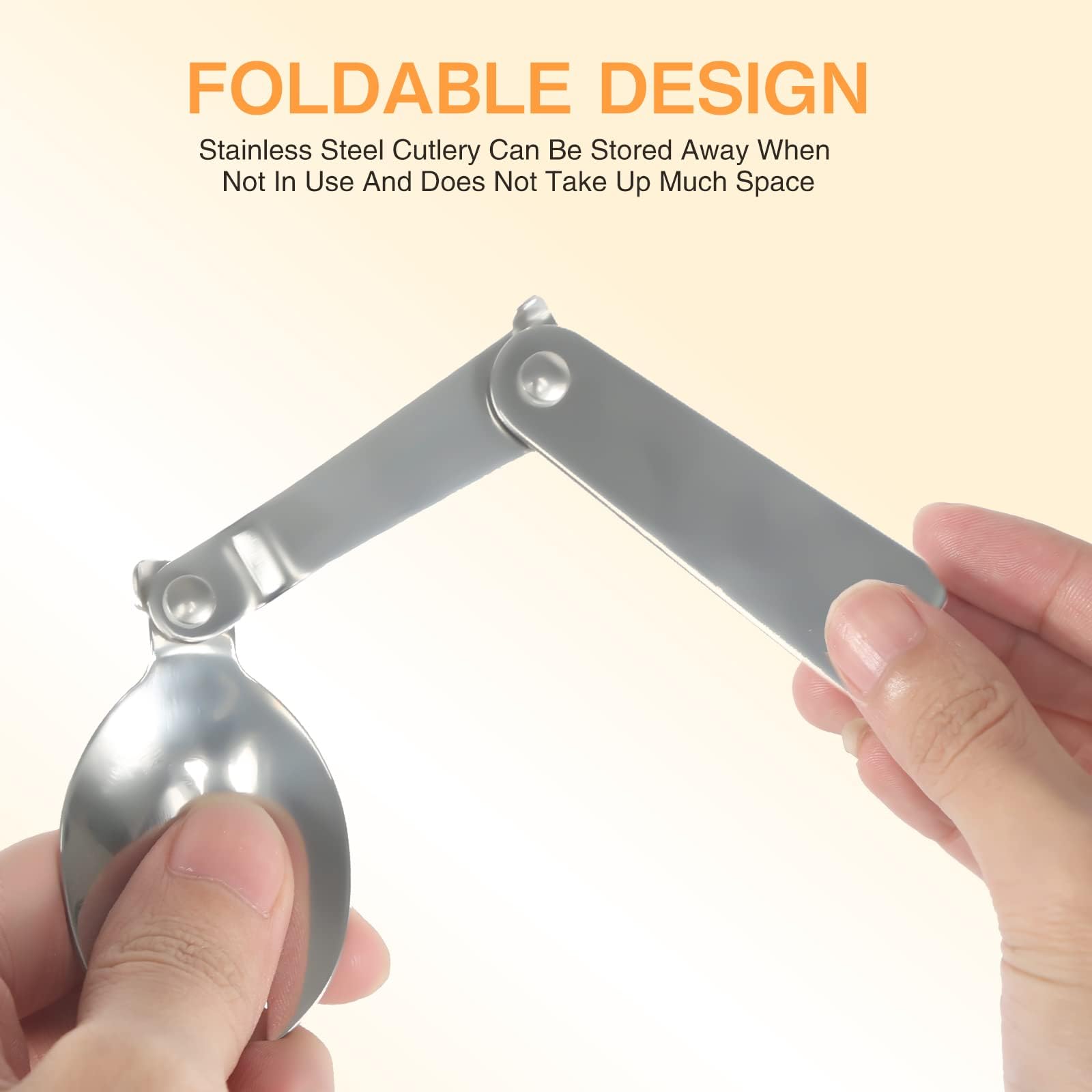 Couverts Fourchettes 3 En 1 Cuillère Pliante Extérieure Couteau Fourchette Ensemble Combiné Couverts Pique-nique Multi-outil Portable Ustensiles De Camping En Acier Inoxydable Fourchettes De Qualité A