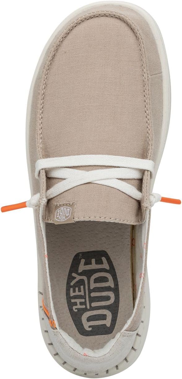 HEYDUDE Wendy Stretch Canvas Women’s Shoes, Women’s Slip-on Loafers, Comfortable & Light-Weight - Image 2