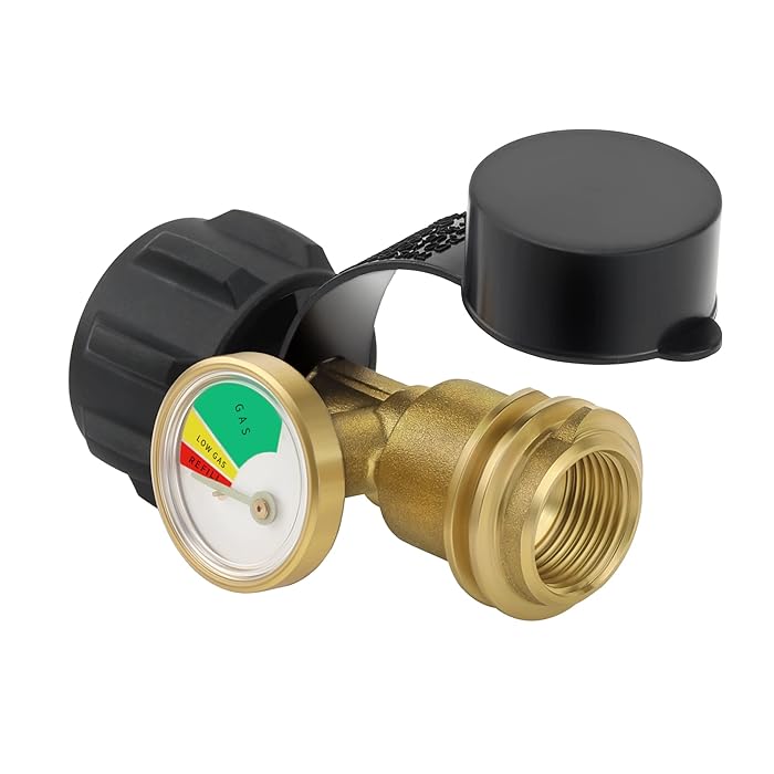 Buy SILATU Propane Tank Gauge Level Indicator Leak Detector with QCC1