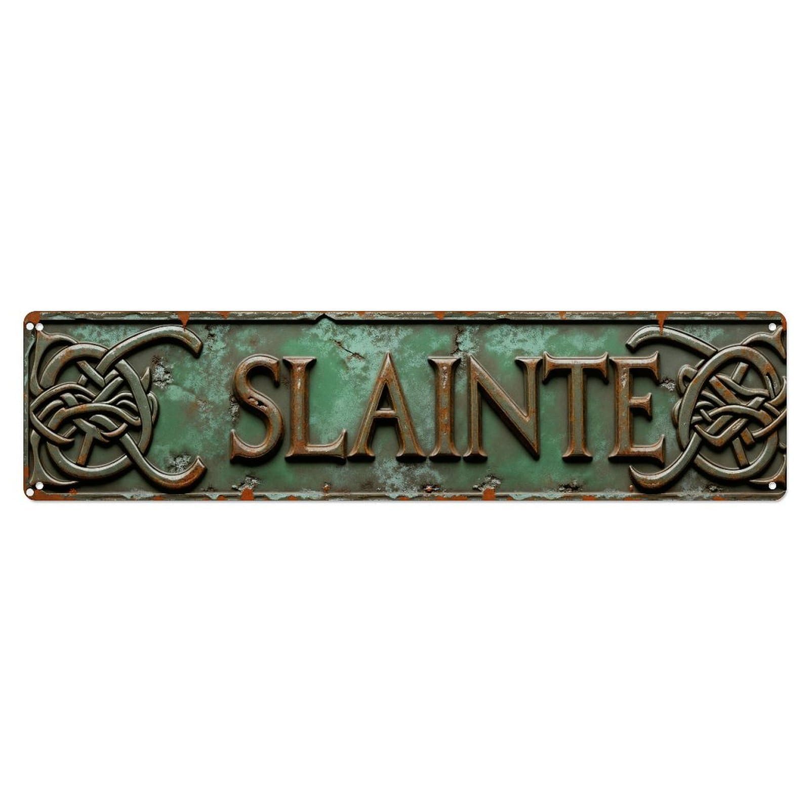 Celtic Knot Design Metal Sign Tin Sign Vintage Metal Sign Home Bar Garden Indoor & Outdoor Wall Decor Retro Metal Poster 4x16 Inch