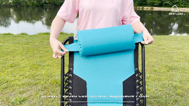 Amazon.com : MFSTUDIO Padded Zero Gravity Chair Set of 2, Folding