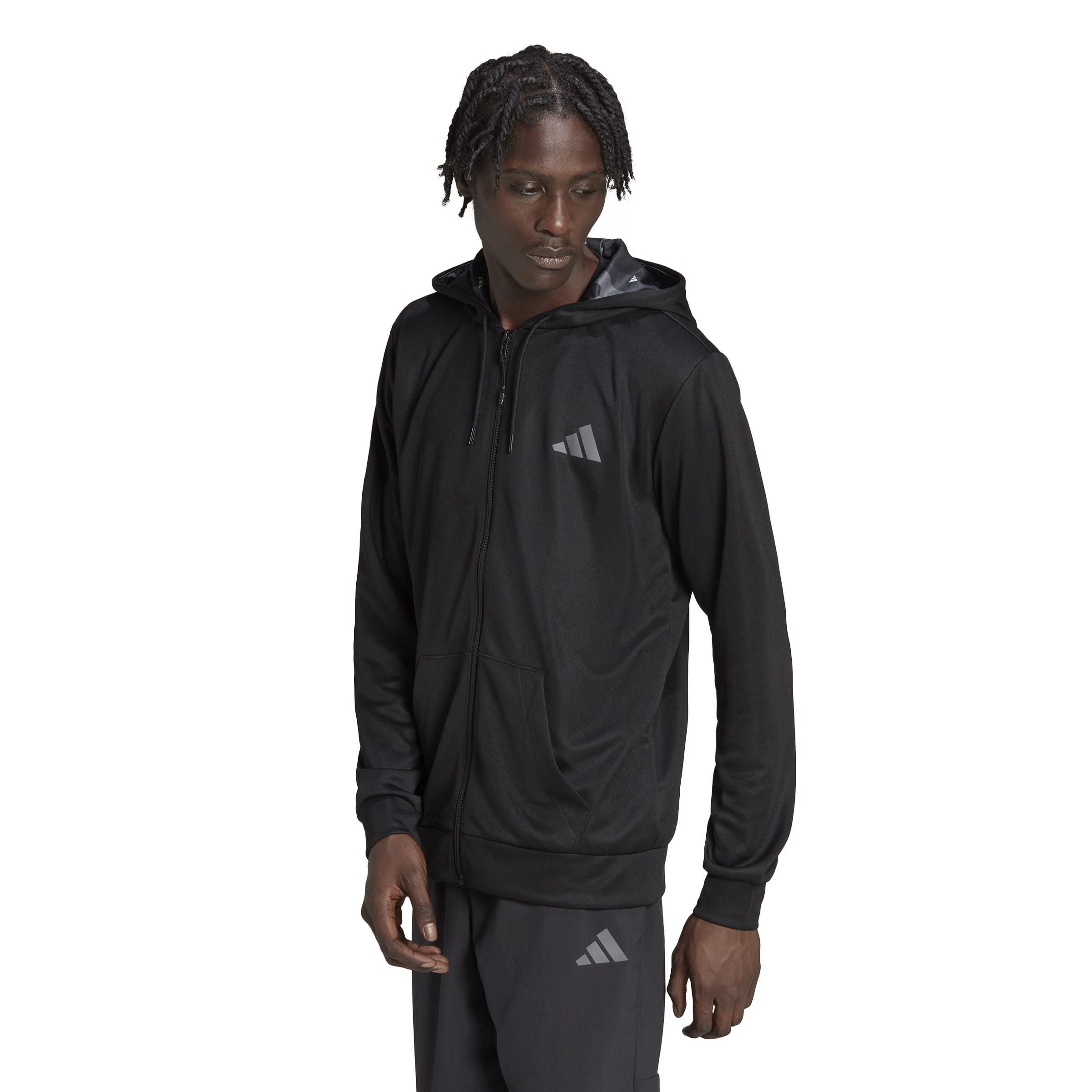 adidas Bluz z kapturem na suwak Mężczyźni Fz Tak