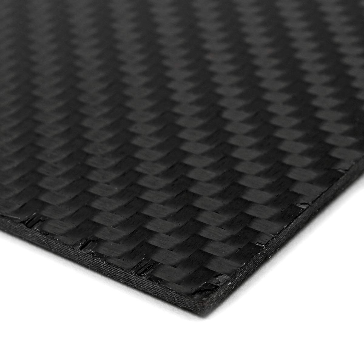 CCChaRLes Pannello In Lamiera Di Fibra Di Carbonio Nero 400X500Mm Pannello In Fibra Di Carbonio Fai-Da-Te Per Veicolo Opaco In Tessuto Twill 3K - 0,5 millimetri