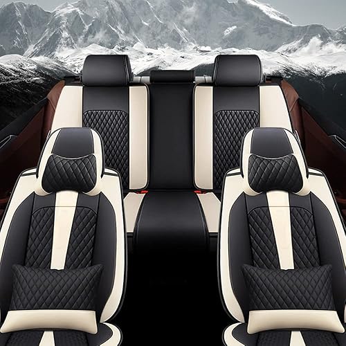 Miniatura 5 de Funda de cuero de lujo para asiento de automóvil para Dacia Sandero, fundas de asiento protectoras impermeables a prueba de arañazos antideslizantes