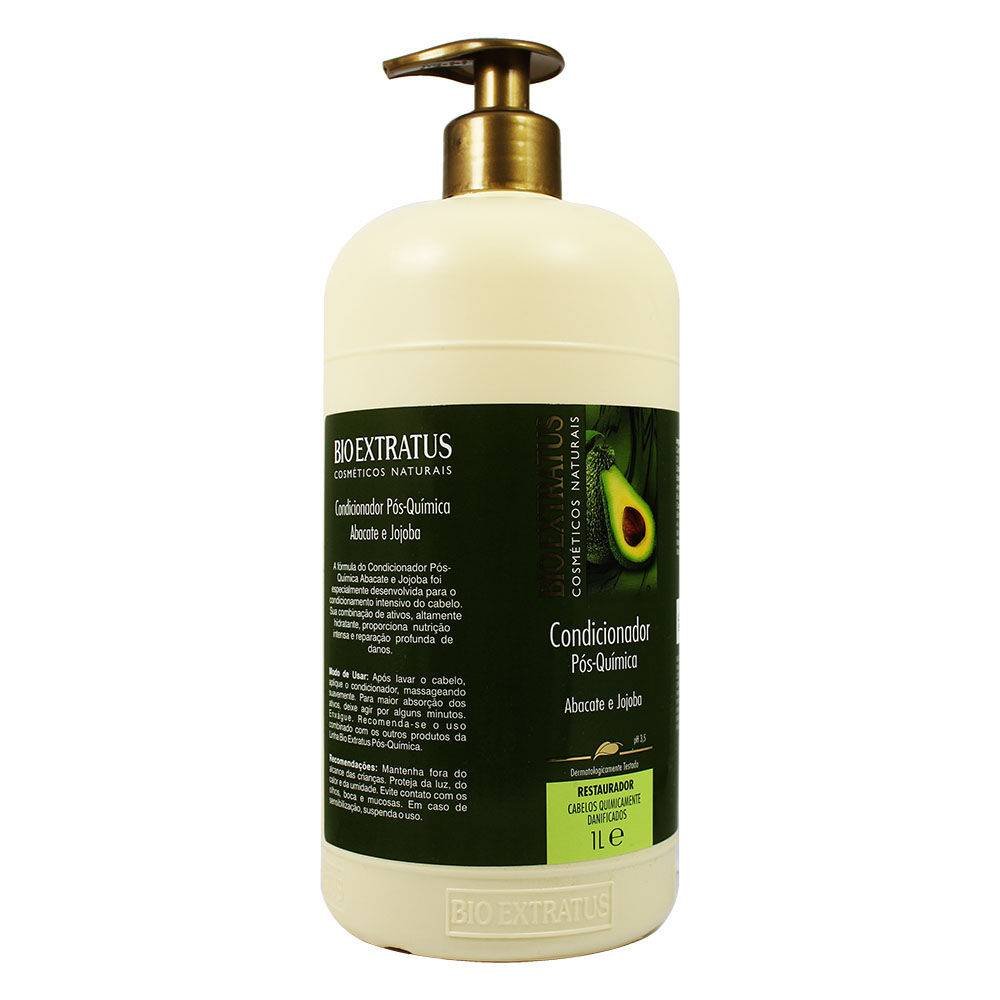 Linha Pos Quimica Bio Extratus - Condicionador Restaurador Abacate e Jojoba 1000 Ml - (Bio Extratus Post Chemical Treatment Collection - Avocado & Jojoba Restoration Conditioner 33.8 Fl Oz)