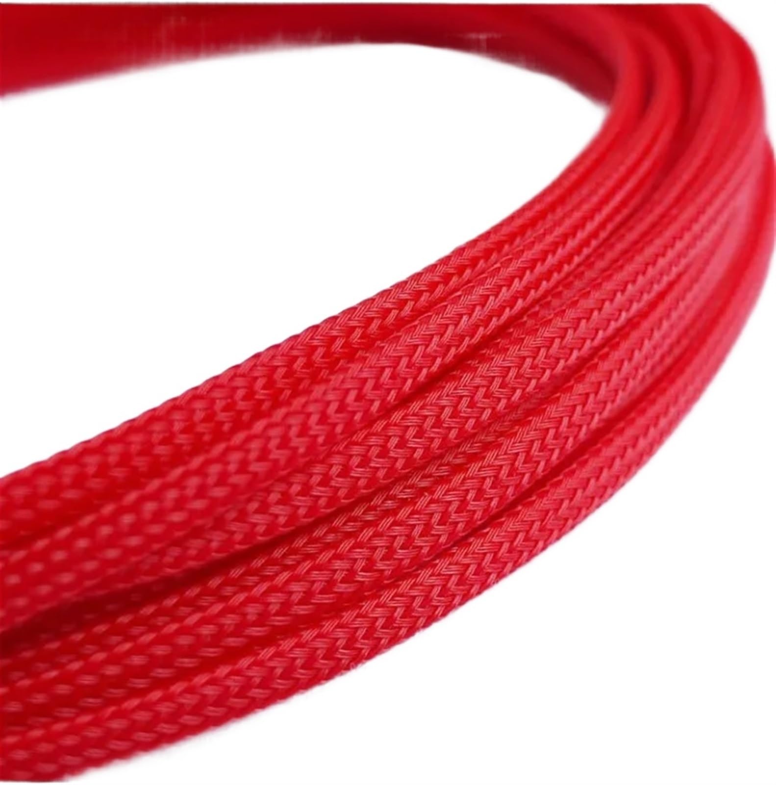 Guaina Cavi 3.0MM 4MM 6MM 8MM 10MM 12MM 16MM Maniche piatte intrecciate espandibili for cavi in ​​pelle di serpente(Blue Golden,16MM,20 Meters)