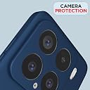 Pikkme Back Cover for Xiaomi 15 | Camera Protection Shockproof Soft Matte Silicone Bumper Case (Blue) gallery image