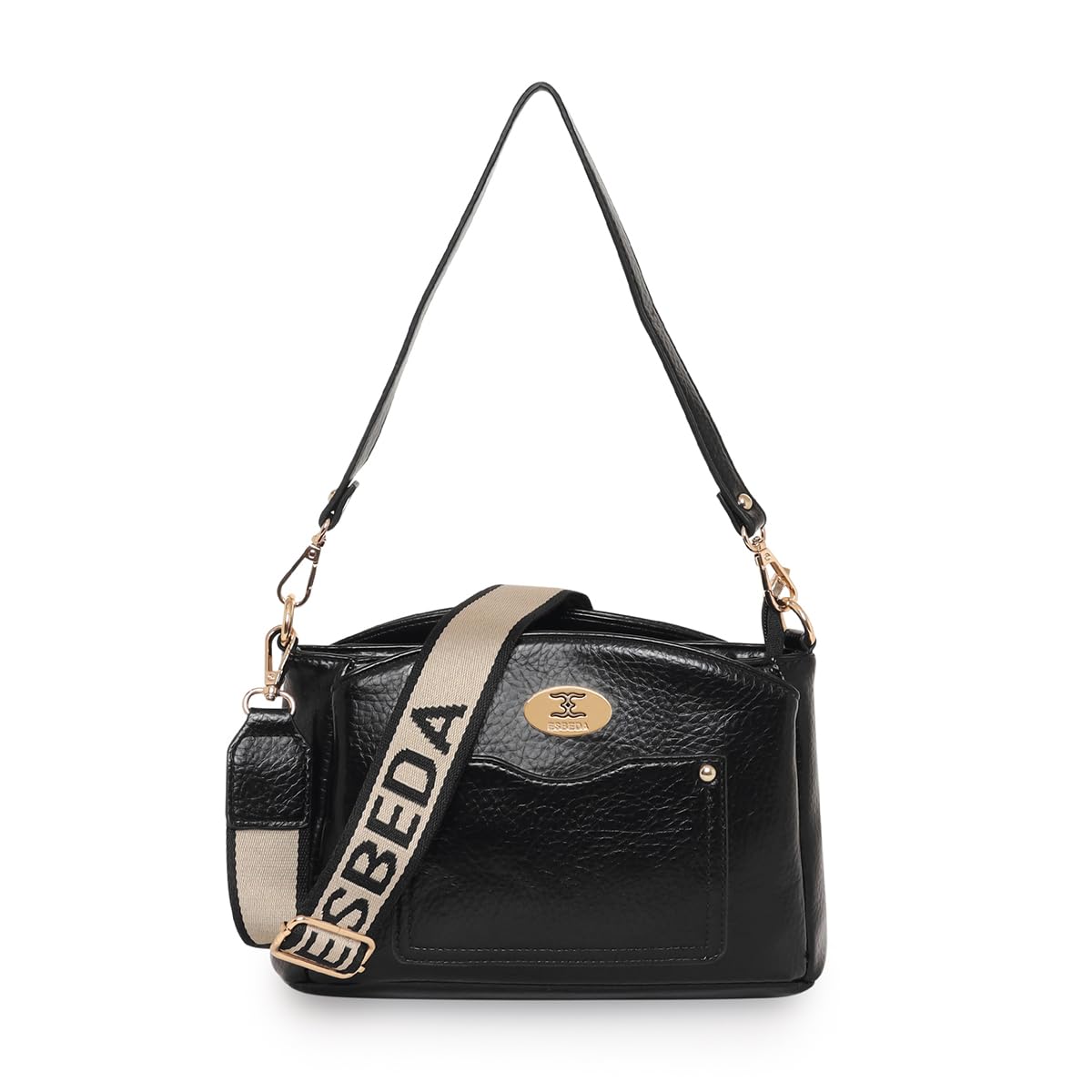 ESBEDABlack Colour Classic Party Sling Bag For Women