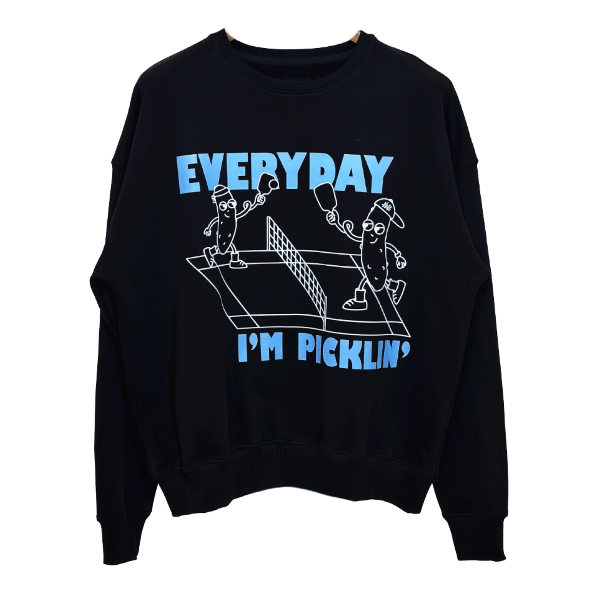 malle | Everyday I?m Picklin? Sweatshirt | Black-picture-18