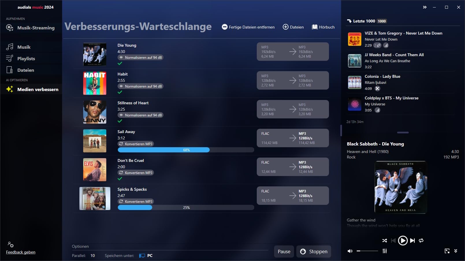 Audials Music 2024 - Deutsch / Multilingual - Windows 11/10 - *Dauerlizenz* Aufnahme von Streamingdiensten wie Audible, Spotify und Deezer... (Product Key Card) #PKC