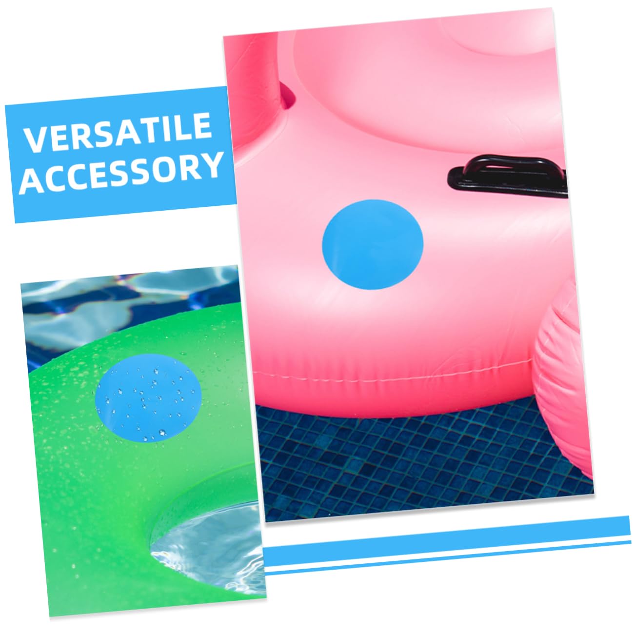 SUPVOX Outils De Réparation De Piscine Jouets Gonflables Kit De Réparation De Crevaison De Piscine Kit De Réparation De Piscine Gonflable Patchs De Piscine Bateau Gonflable Patchs