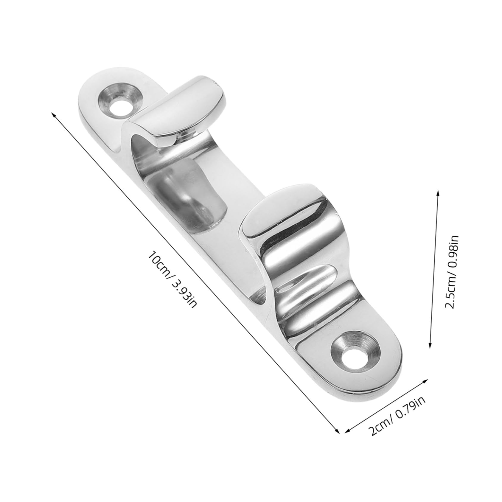 ifundom Stainless Steel Dock Cleat for Line Management Anchor Cleat for Kayaks Boats Essential Boat Hardware for Outdoor Use Secure Line Fixation Stability