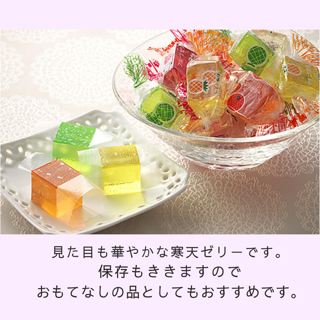 Amazon.co.jp: ミックスゼリー 金城製菓 1kg 業務用 約70粒入 寒天
