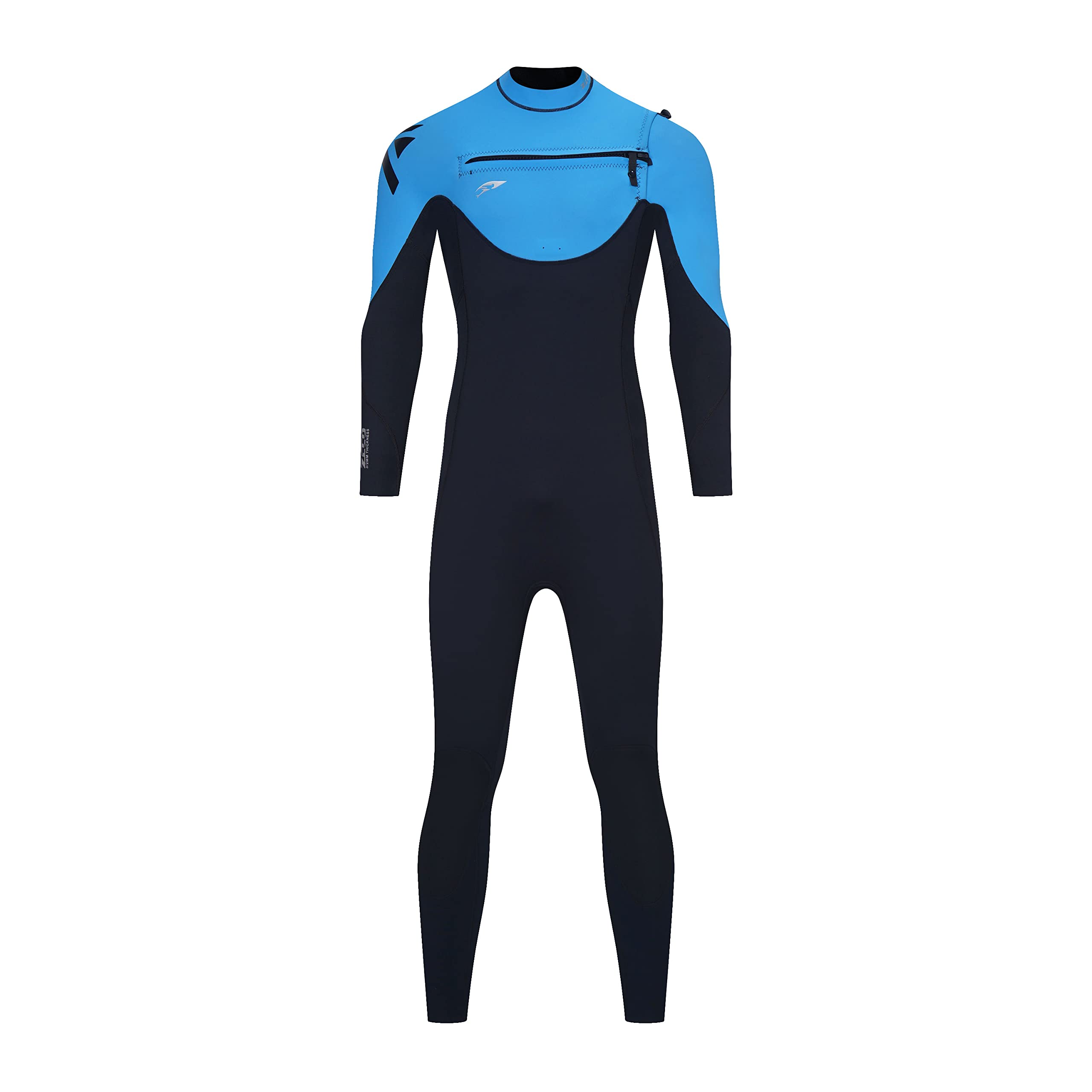 ZCCO Muta da uomo e donna in neoprene, 3 mm, costume da bagno termico, per uomo e donna, lunga per surf, pesca a lancia, immersioni, snorkeling, kayak