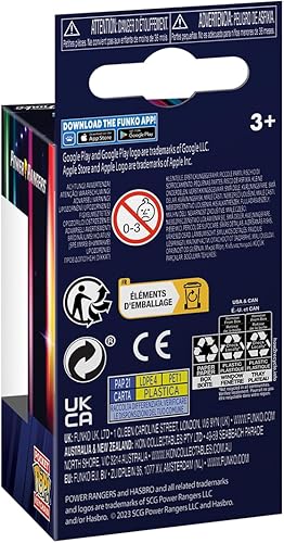 Miniatura 3 de Funko Pop! Llavero Mighty Morphin Power Rangers 30 Aniversario - Yellow Ranger