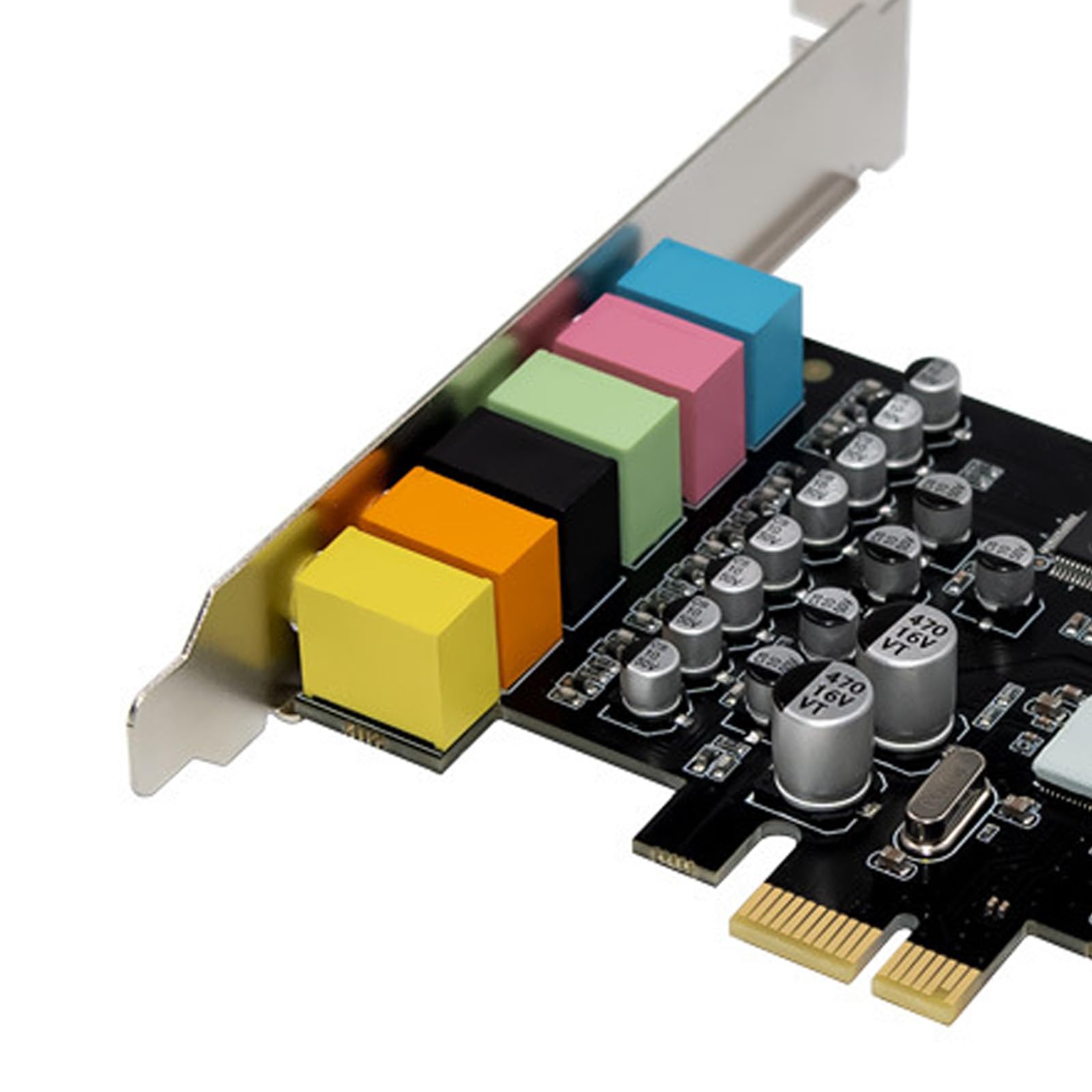 Scheda audio ST117 PCIeX1 CM6212 7.1CH con interfaccia di collegamento e compatibilità multipla della piattaforma Scheda audio PCIe densa
