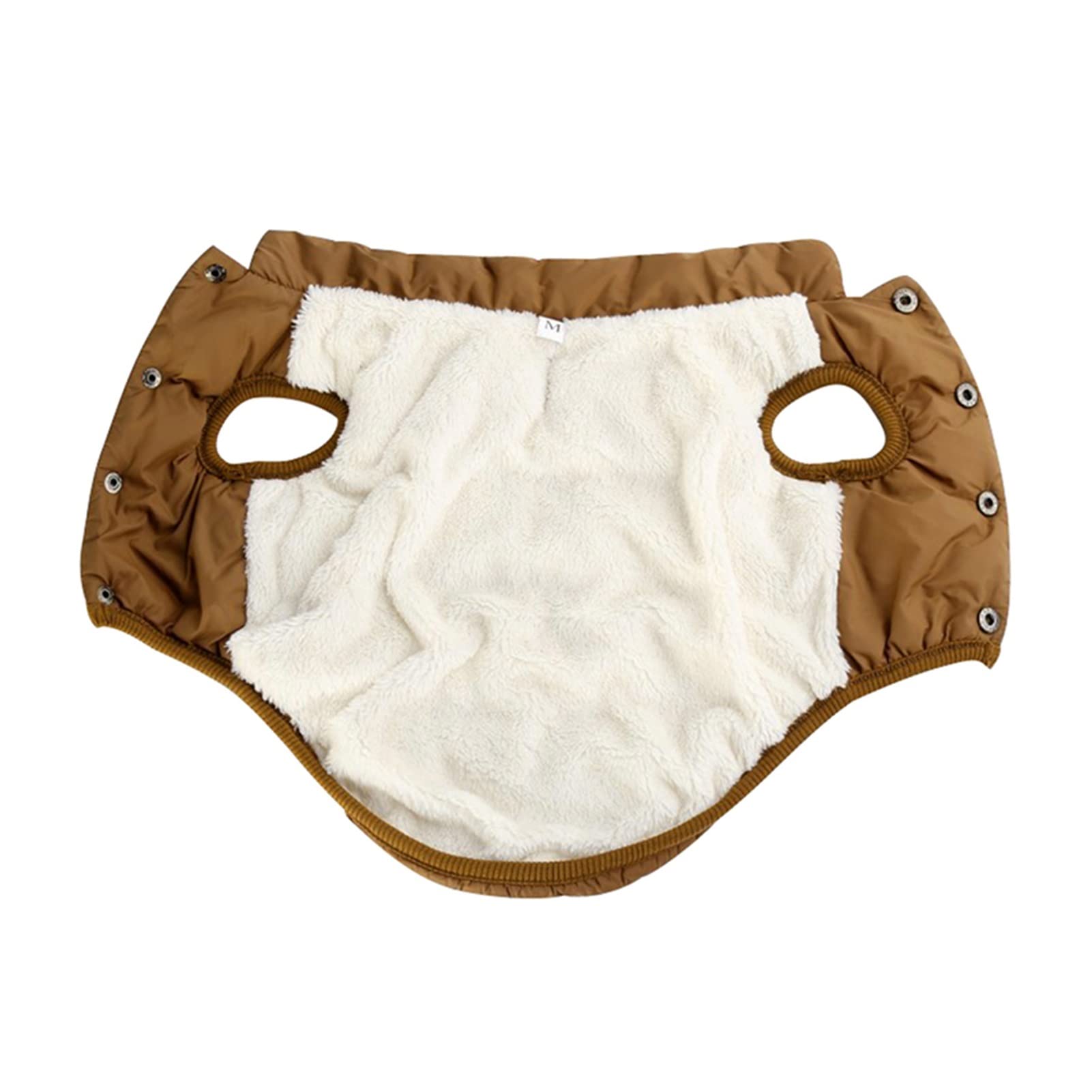 Manteau imperméable pour petit chien de taille m couleur marron chic