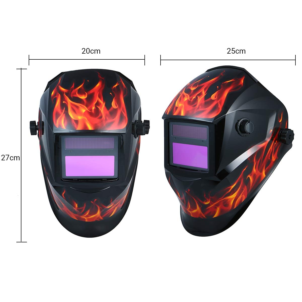 Máscara de soldadura,Casco de soldadura,Máscara de soldador,Casco de soldadura Casco de soldadura Casco protector de oscurecimiento automático con energía solar Máscara de soldadura Escudo con modo de