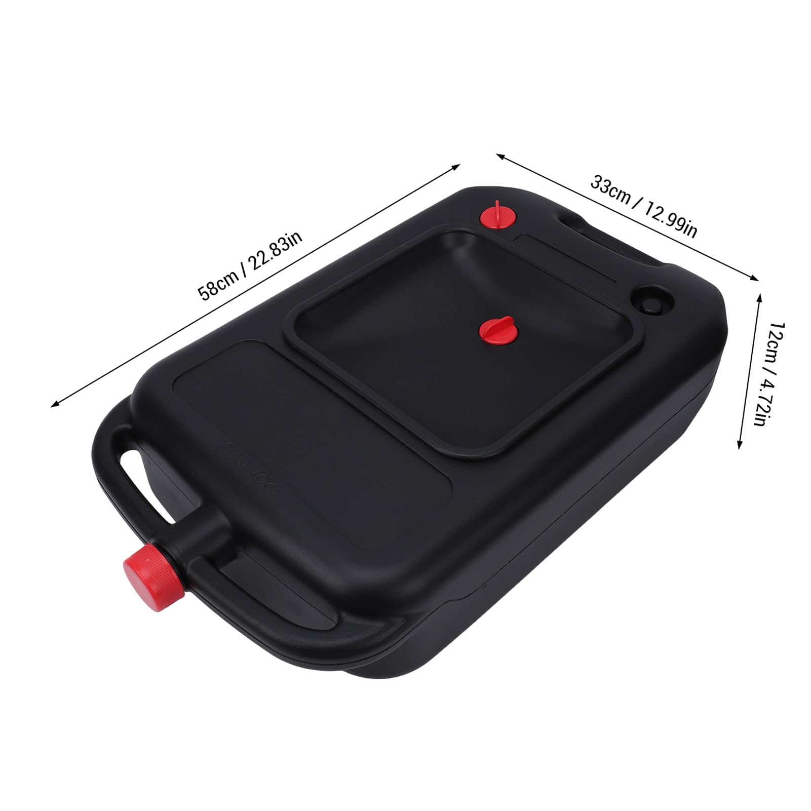 Fockety Bandeja de Drenaje de Aceite de 10 L, Recipiente de Drenaje para automóviles de Perfil bajo y antisalpicaduras para turismos, todoterrenos, Camiones y Motocicletas