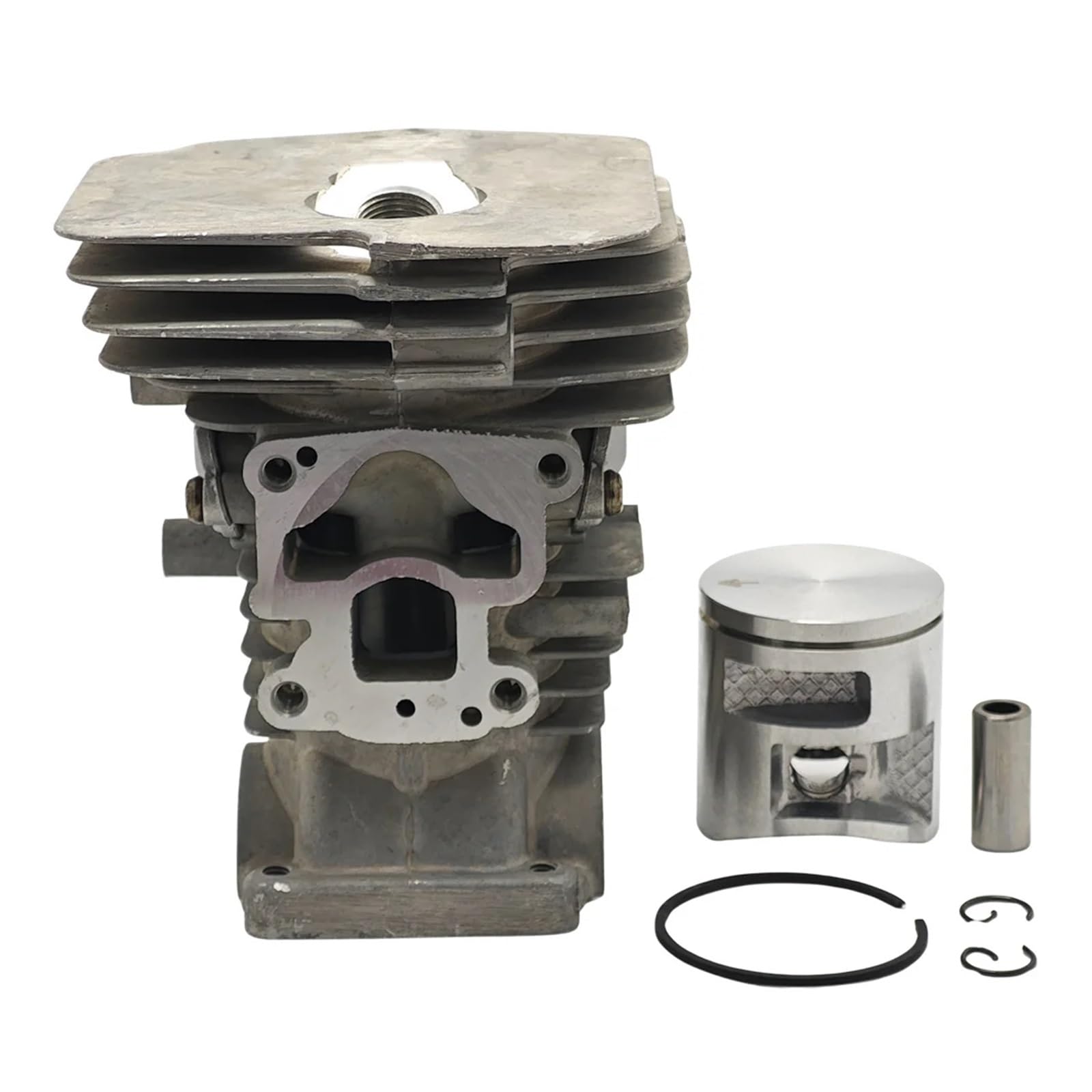 Compatible con Husqvarna 135, 140, 135E, 140E, repuesto de pasador de anillo de motosierra, piezas de repuesto, kit de junta de bujía de pistón de cilindro de 41 mm