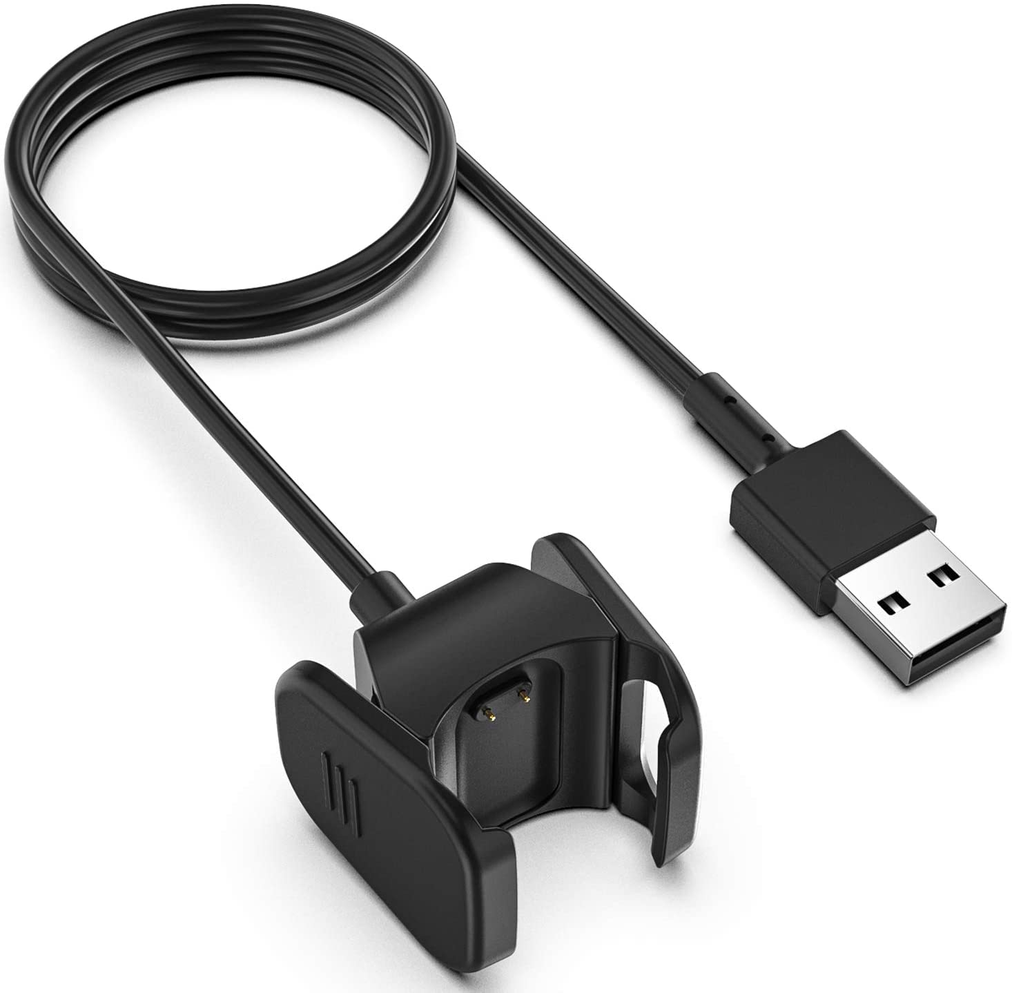 Charger Compatible With Fitbit Charge 4 / Charge 3, Replacement USB Charging Cable Cord, Clip Dock Accessories Adapter for Charge 4/Charge 3 Fitness and Activity Tracker(1 Piece)