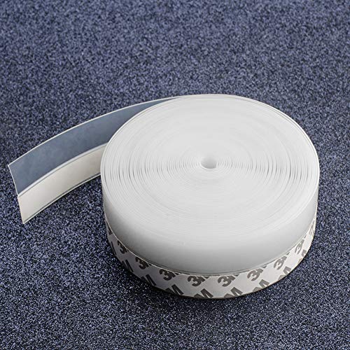 Anfly Door Seal Strips - 33ft/35MM (1.4 Inch) Silicone Seal Strip, Adhesive Weather Stripping for Doors and Windows