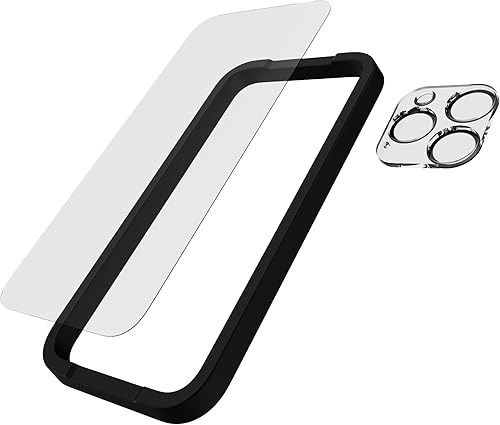 Miniatura 4 de Tech21 Impact Glass - Paquete de protector de lente de cámara para iPhone 15 Pro