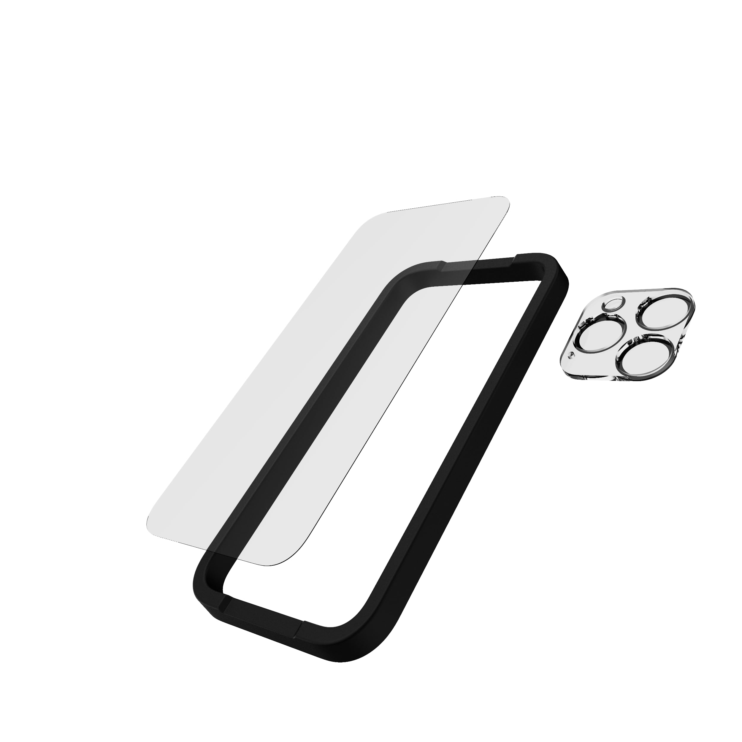 TEch21 Szkło udarowe – zestaw ochraniaczy obiektywu aparatu do iPhone'a 15 Pro