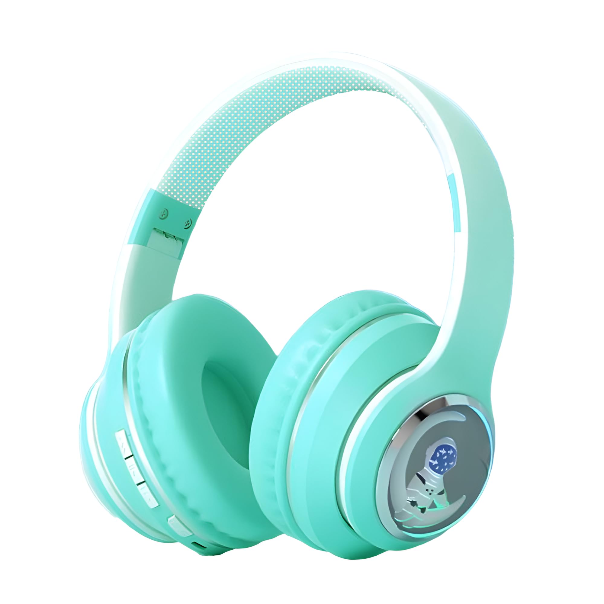 GameSir Newly Launches Astro Junior Premium, Wireless Bluetooth, Over-Ear Headphones, Foldable, and Built-in Mic,5 Hours of Music & Talk Time, Ideal for Kids & Adults Men & Women (Green)-image-32