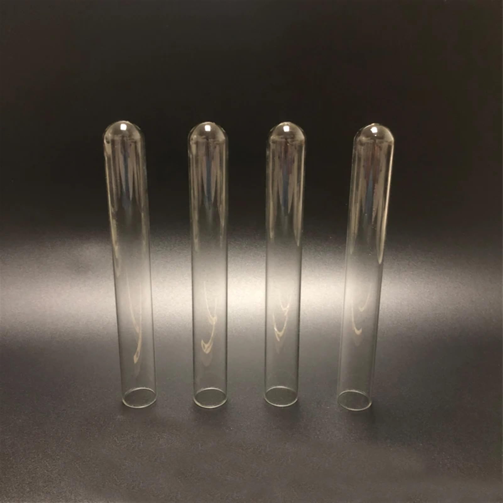 Laborglas mit rundem Boden, 13 x 100 mm, mit Korkverschluss, Laborglas, 100 Stück/Packung
