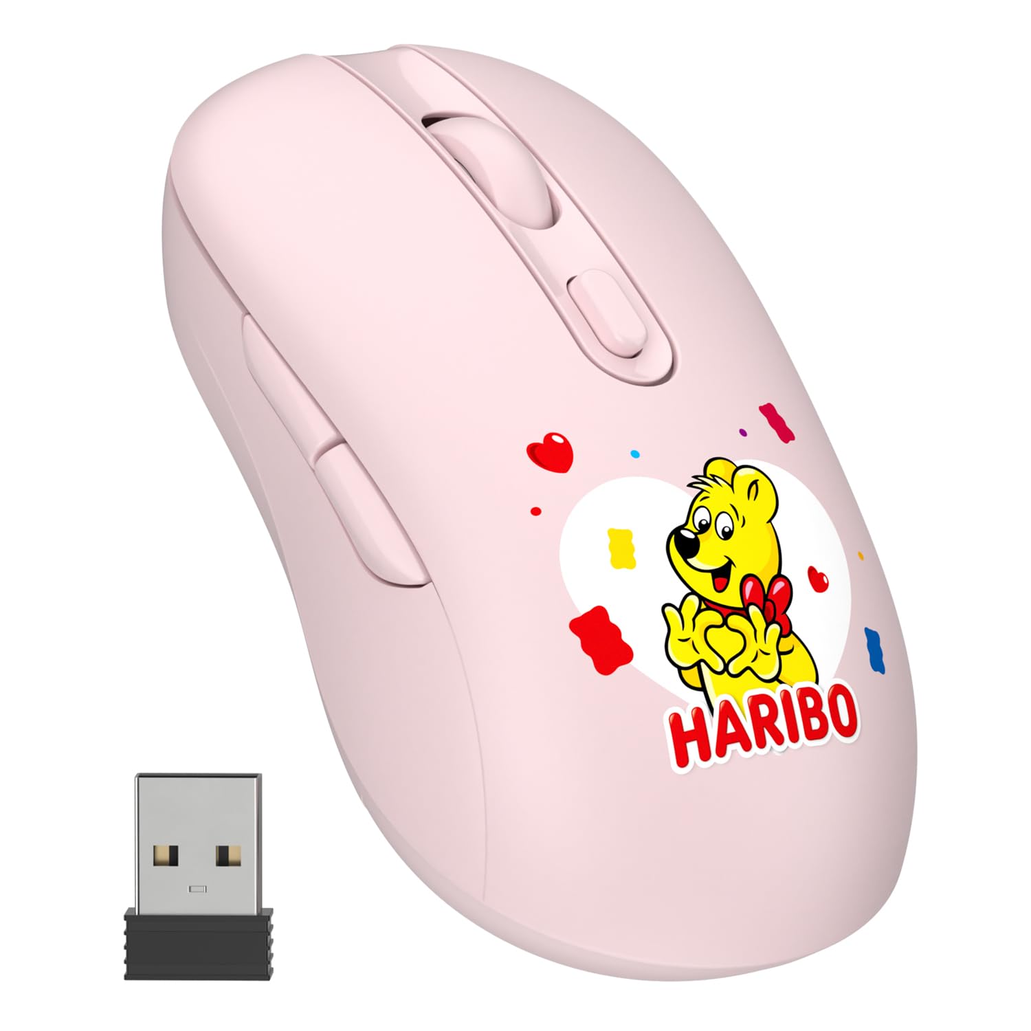 Amazon | Haribo ワイヤレスマウス Bluetooth 3.0/5.0 & 2.4GHz 接続