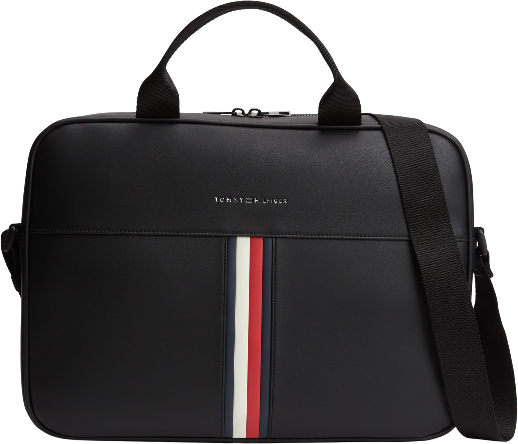 Tommy Hilfiger Men Th Metro Computer Bag AM0AM14517 Computer Bag, BLACK, One Size