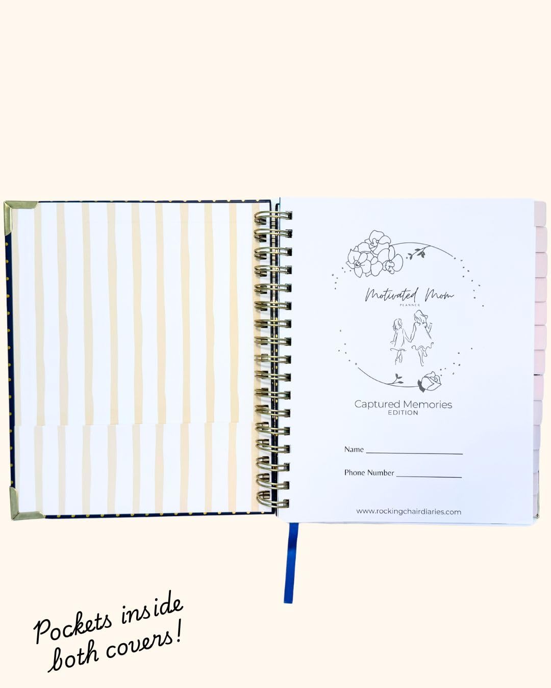 Planificador de escritorio 2025-2026 para mamás, planificador de recuerdos capturados