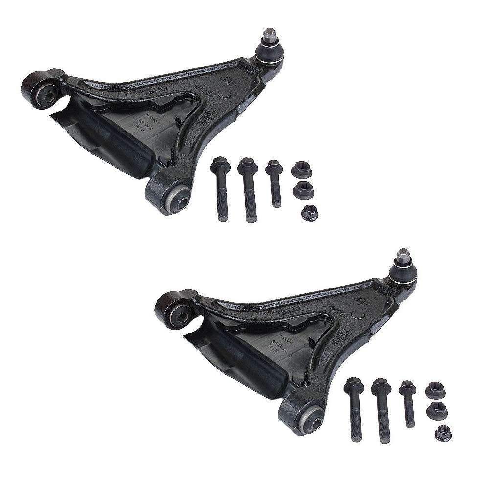 Pair Set 2 Front Suspension Control Arms w/Ball Joints Meyle HD For Volvo 850 S70 V70