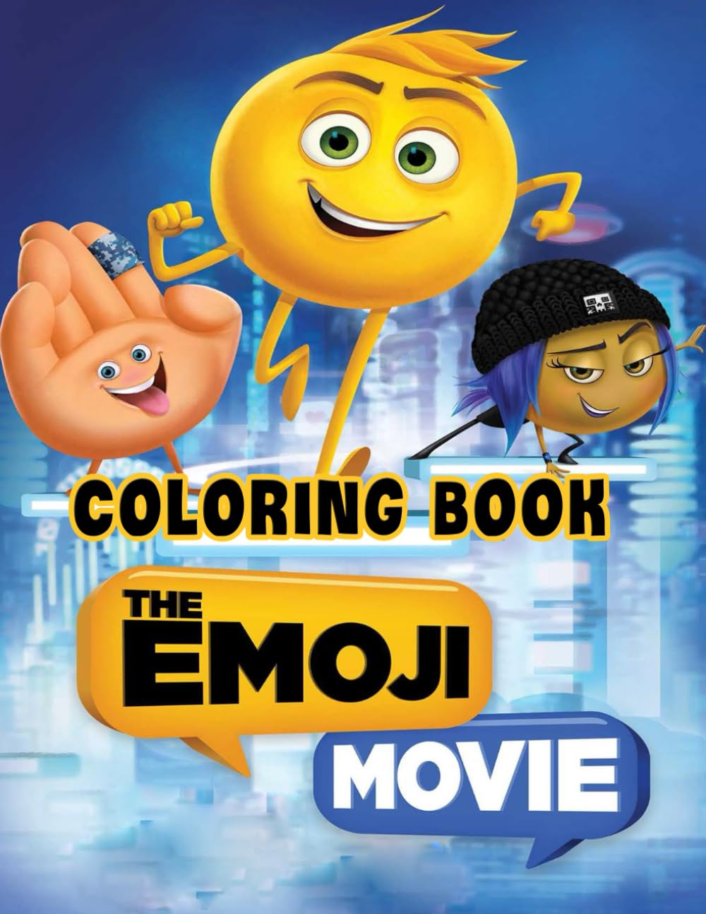 The Emoji Movie Coloring Book: Great gift for children, ideal for boys and girls