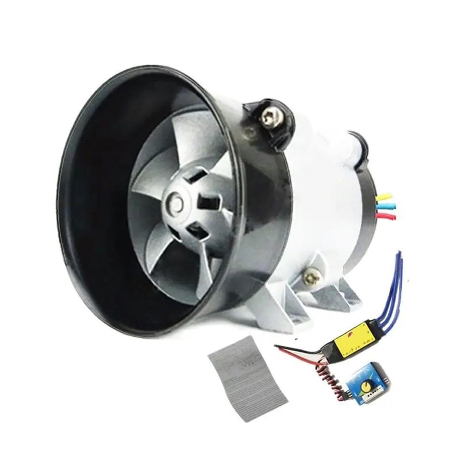 Turbocompresor Cargador Turbo potencia para coche, ventilador entrada aire Tan Boost, 12V, piezas automóvil universales