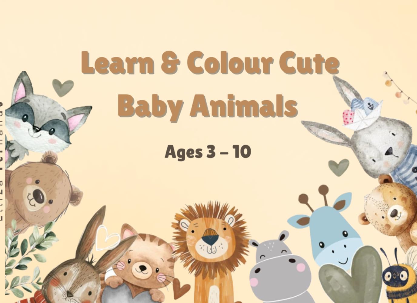 Learn & Colour Cute Baby Animals