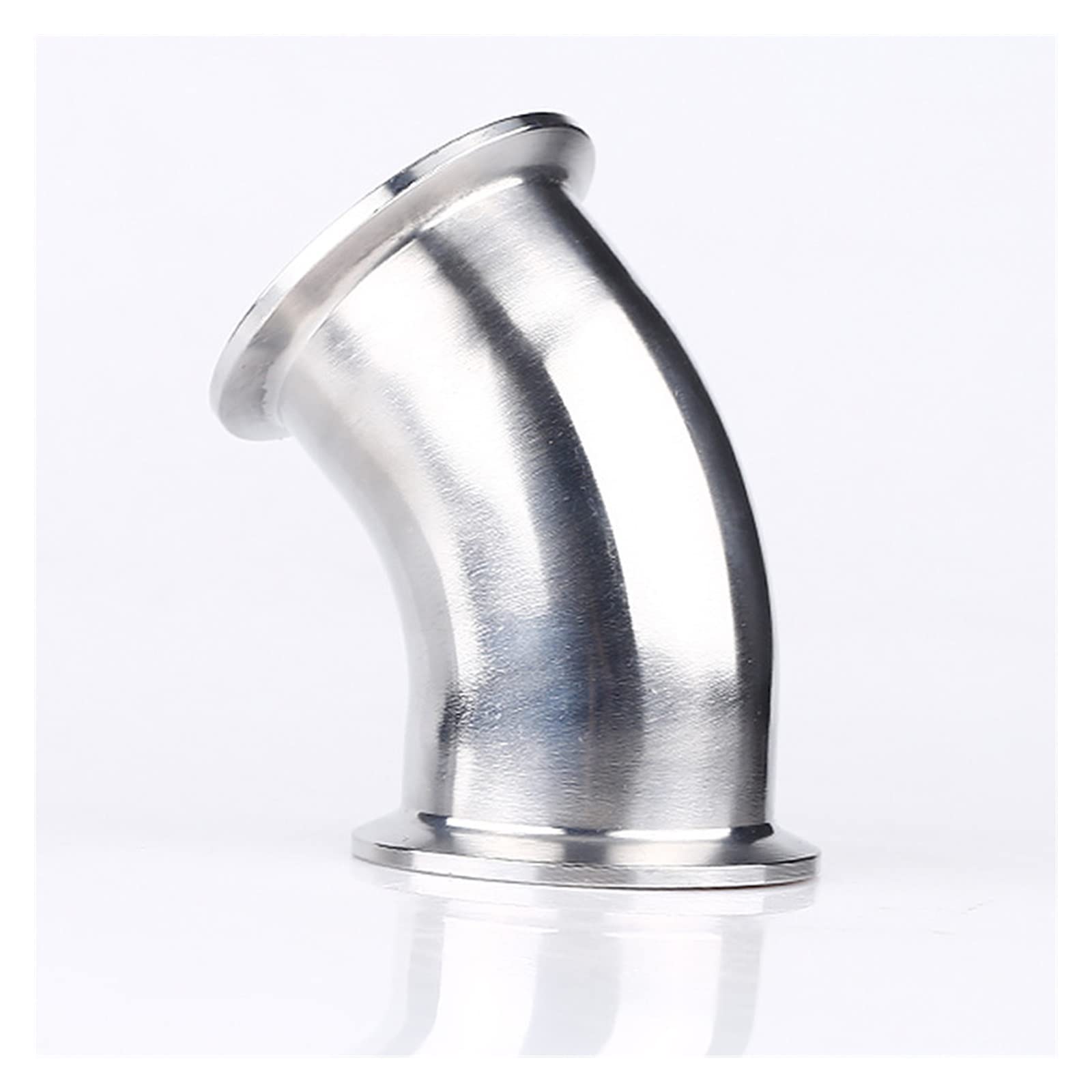 3/4"-4"(19mm-108mm) Tri Clamp 1.5" 2" 2.5" 3" 3.5" 4" 45 Degree Elbow SUS304 Stainless Pipe Fitting Connector Cheerfully (Size : 102mm x Ferrule 119)