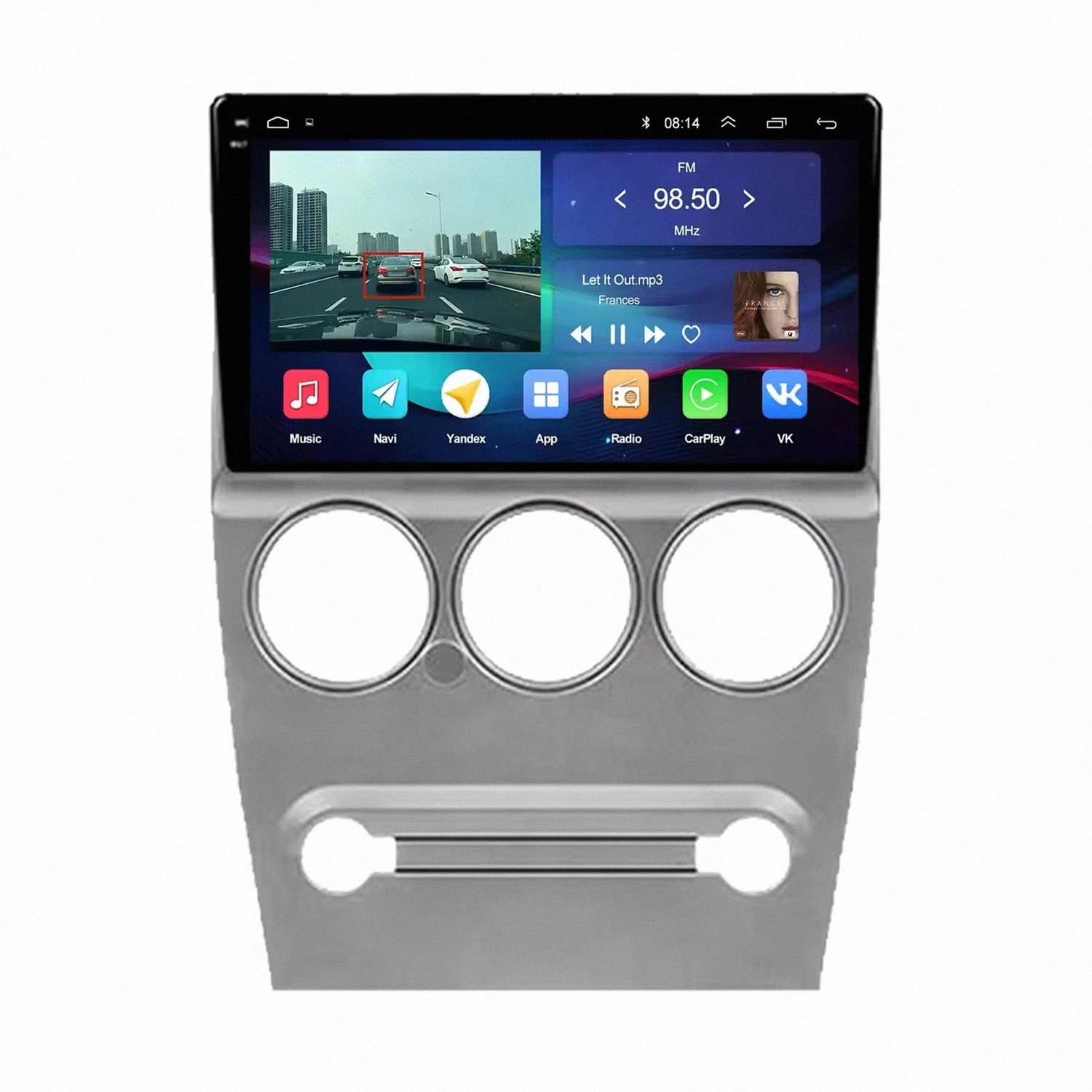 Pantalla Carplay coche Citroen C-Elysee 2008-2013 con Bluetooth y navegador espejo 8