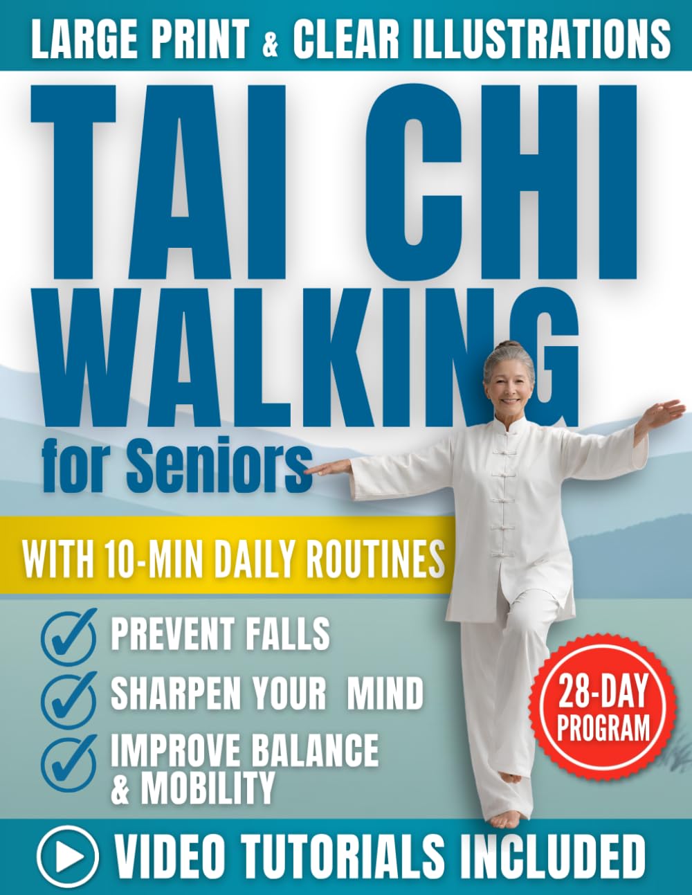 Tai Chi Walking for Seniors: Feel Steadier and More Confident with a Gentle 10-Minute Daily Routine | Low-Impact Exercises to Improve Mobility, Balance, and Overcome the Fear of Falling