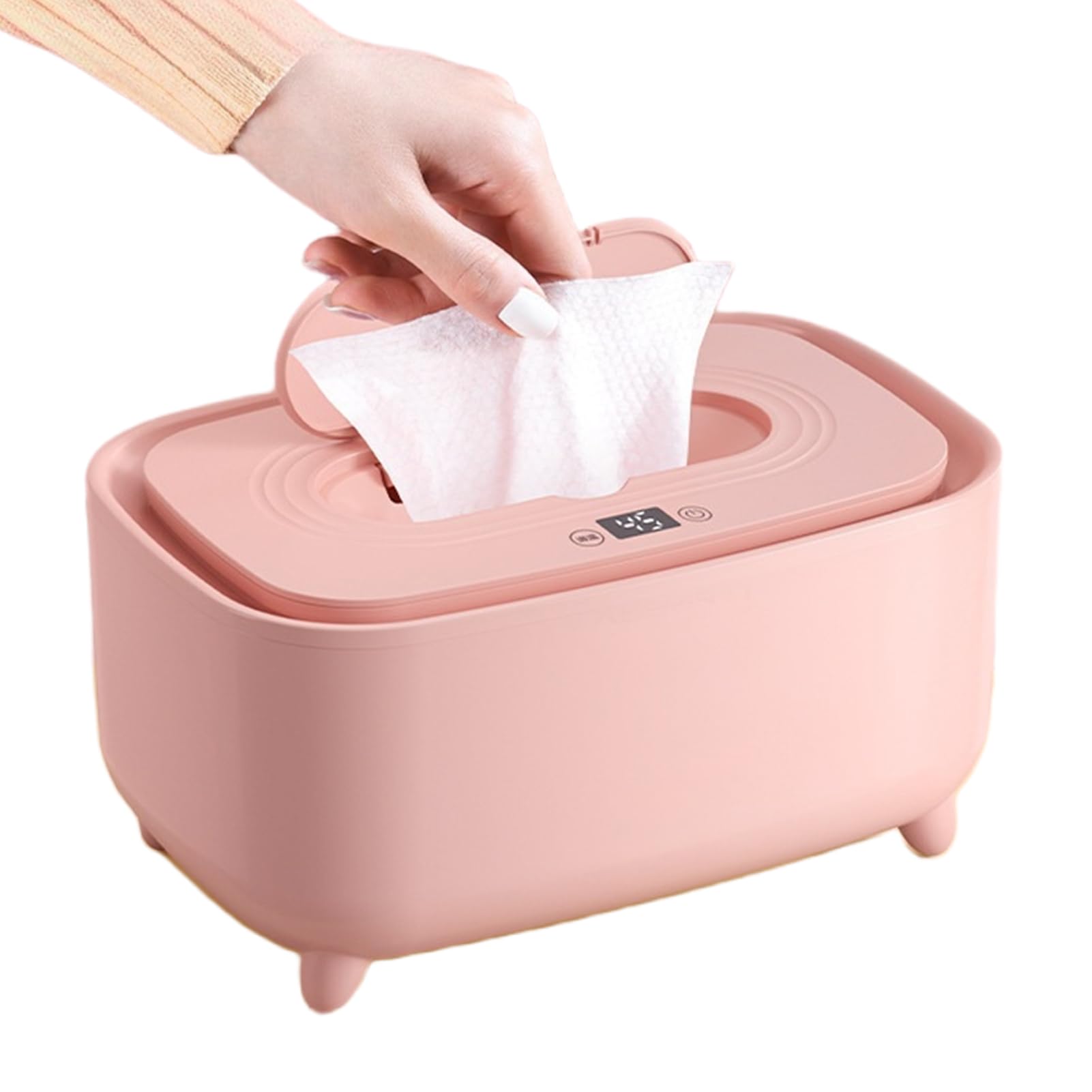 Chauffe-Lingettes Bébé Rechargeable USB pour Couches - Boîte Isolante Chauffage Uniforme