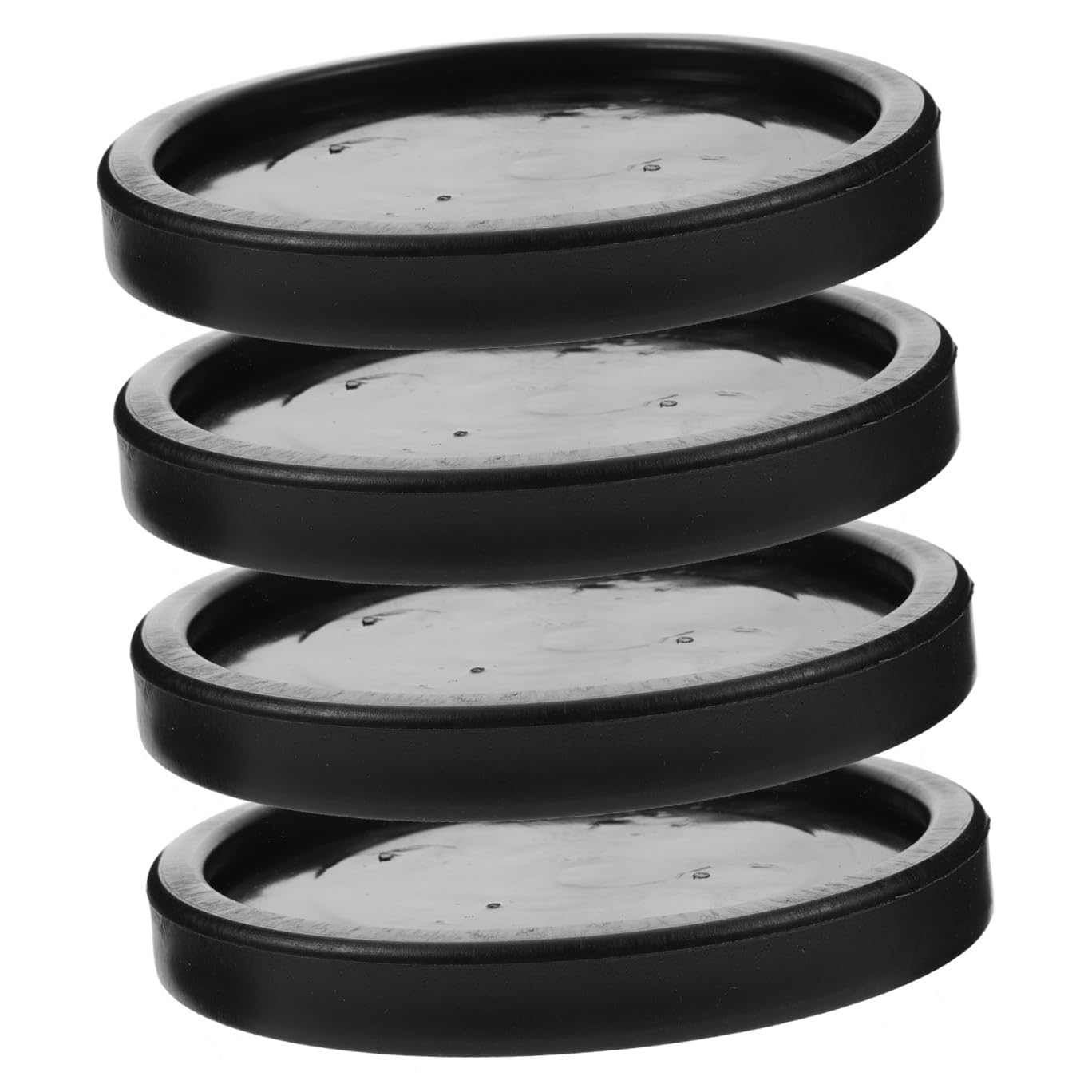 Hemobllo 4 Pièces Lot de Patins Rond Antidérapants pour Meubles Tapis Antichoc pour Équipement de Fitness Protection Sol Durable et Résistante Aux Rayures