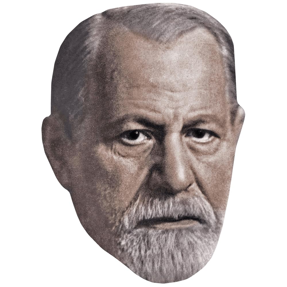 Sigmund Freud (Beard) Celebrity Mask, Flat Card Face, Fancy Dress Mask