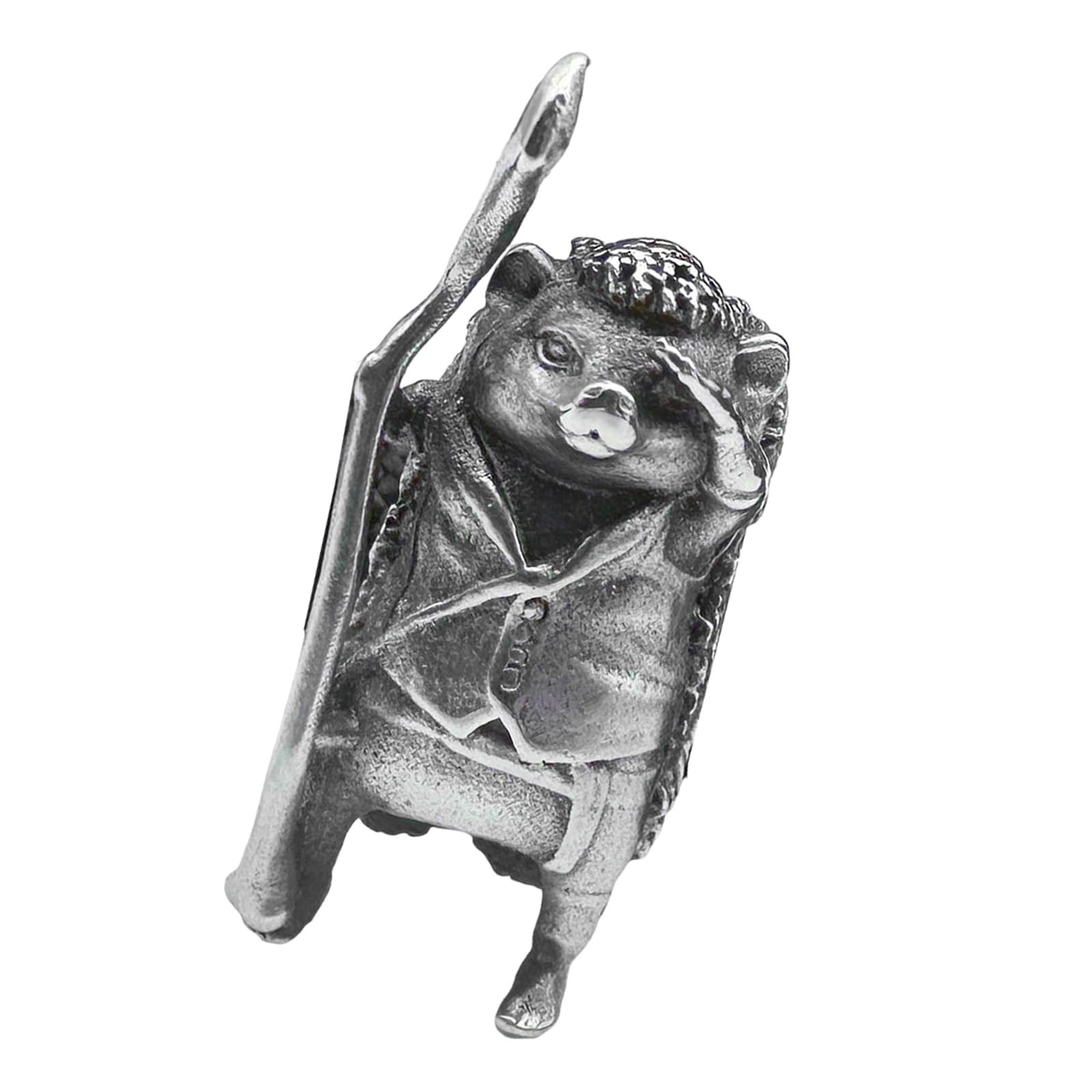 Tsophreniq Brass Lanyard Beads Hedgehogs Shape Paracord Cord Charm for Pendants Buckles Enduring Pendants