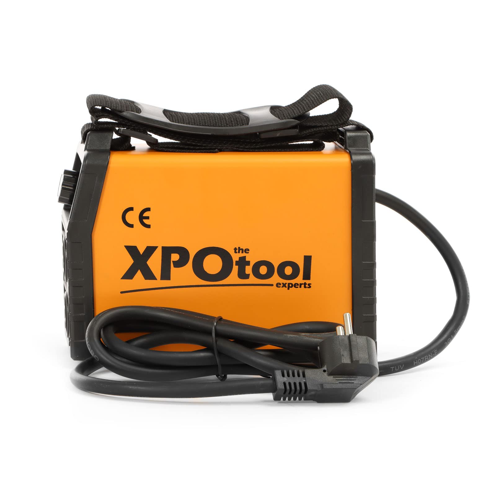 XPOtool Tragbares MMA Elektroden Schweißgerät 20-120A IGBT Inverter, E-Hand Schweißgerät mit Zubehör, Schweissgerät mit Arc-force-, Hot-start- und Anti-stick-Funktion