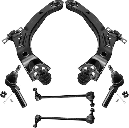 Miniatura 39 de Detroit Axle - Kit de brazos de control AWD para cargador Chrysler 300 Dodge Challenger Magnum, 2 brazos de control superiores delanteros con rótula