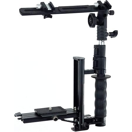 ALZO Flip Flash Bracket, Versatile Fast Action Camera Bracket for All DSLR Cameras with Quick Release Mount, Including Canon, Nikon, Sony