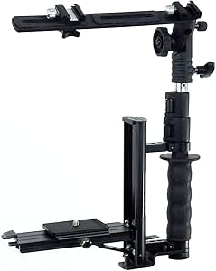 ALZO Flip Flash Bracket, Versatile Fast Action Camera Bracket for All DSLR Cameras with Quick Release Mount, Including Canon, Nikon, Sony