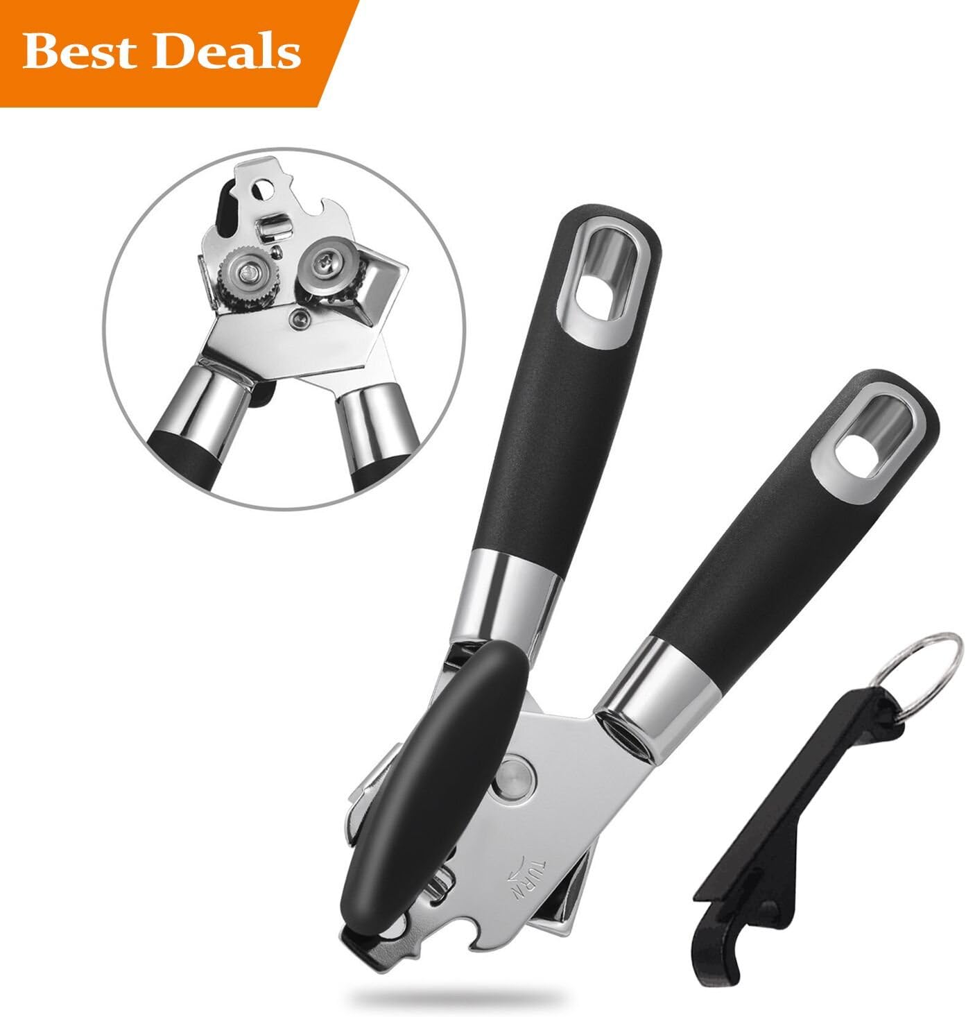Vafru Can Opener, Professional Portable Manual Can Opener